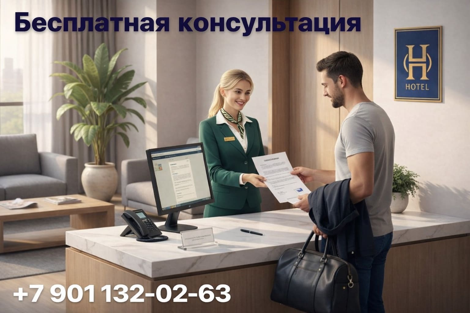 Гостиничные счета с QR-кодом
